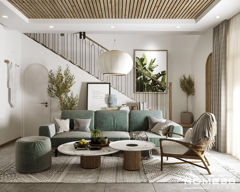 thiết kế nội thất vintage