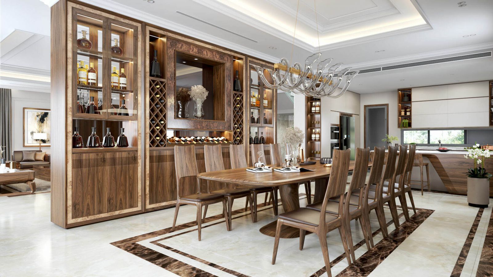 thiết kế nội thất phòng ăn