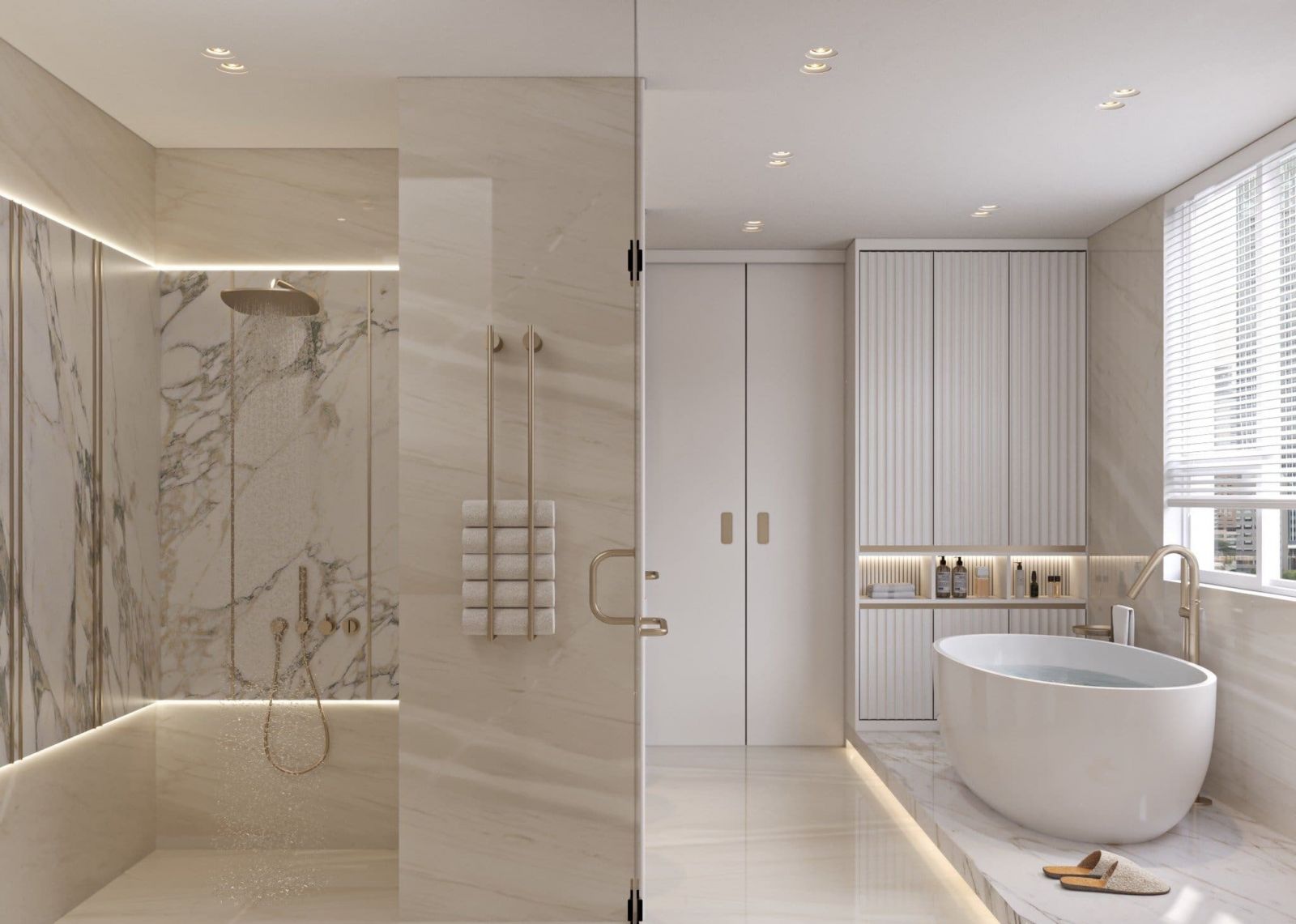 thiết kế nội thất phòng tắm