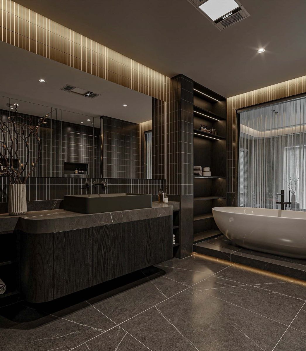 thiết kế nội thất phòng tắm