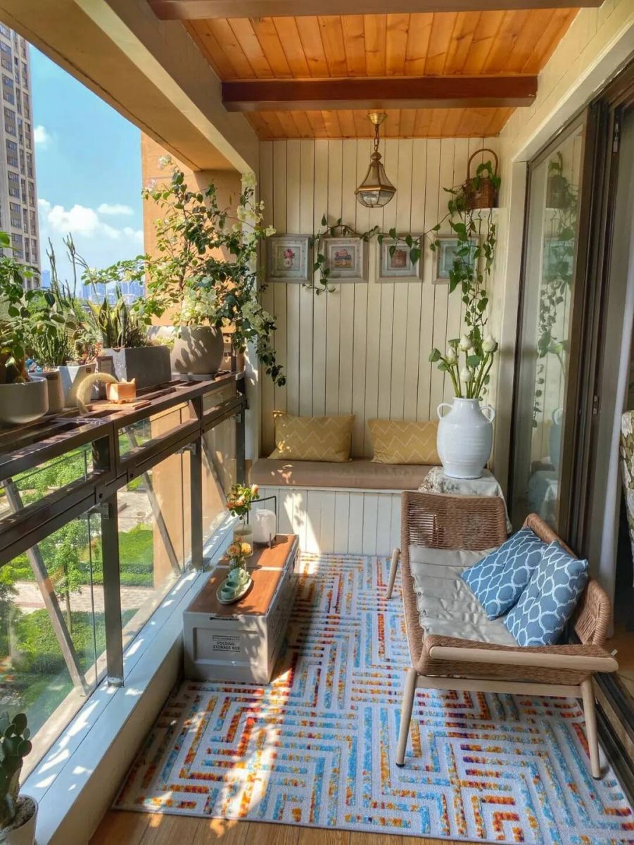 thiết kế nội thất ban công