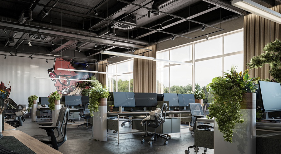 thiết kế nội thất văn phòng