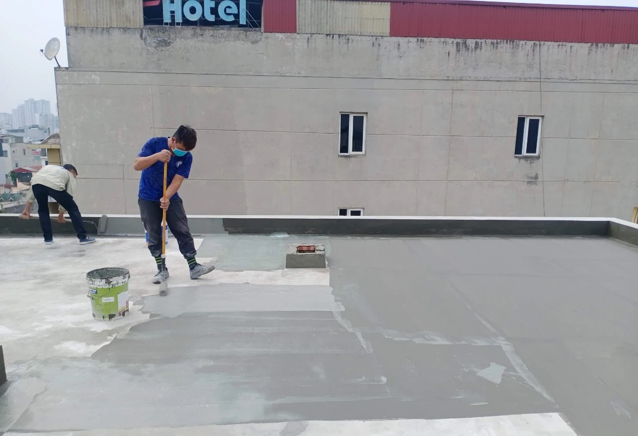 sơn chống thấm sàn mái