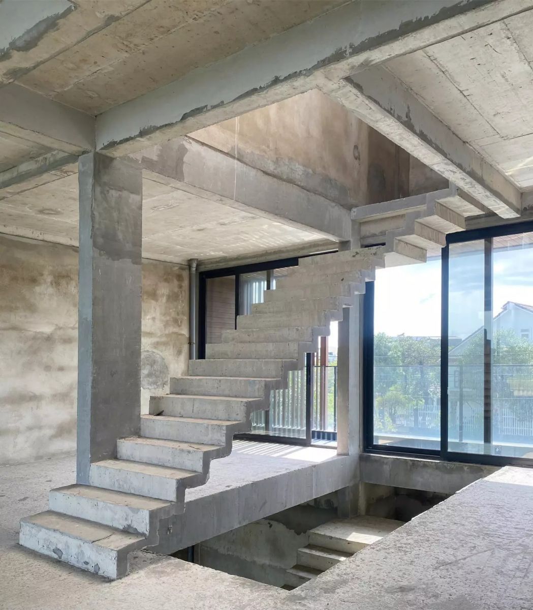 cầu thang bê tông