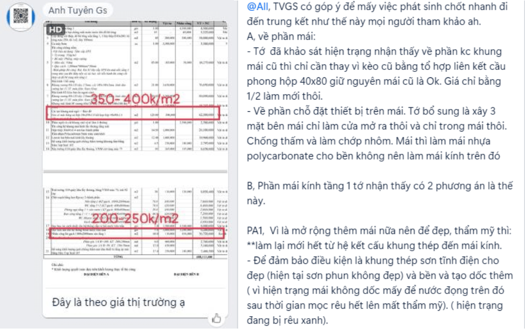 Tư vấn dự toán giám sát biệt thự hà đô