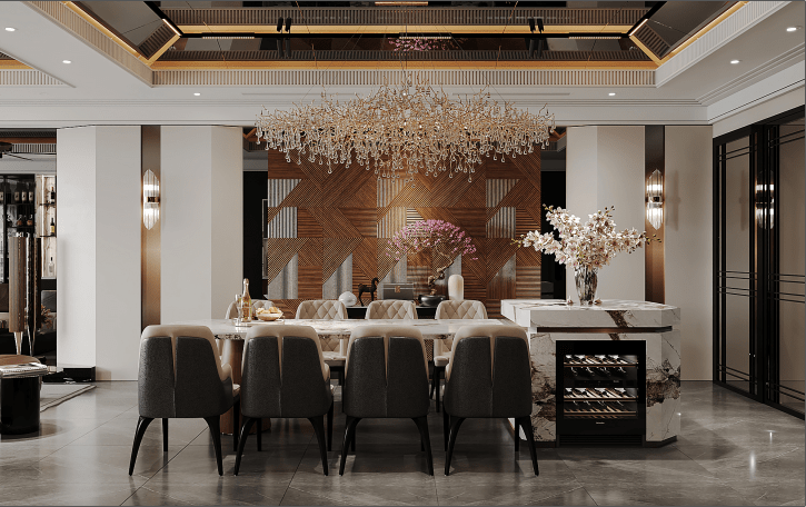 Nhà phố Ngọc Lâm bàn ăn