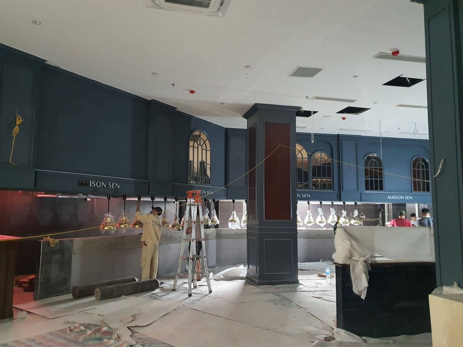 tư vấn giám sát nhà hàng maison sen nội thất