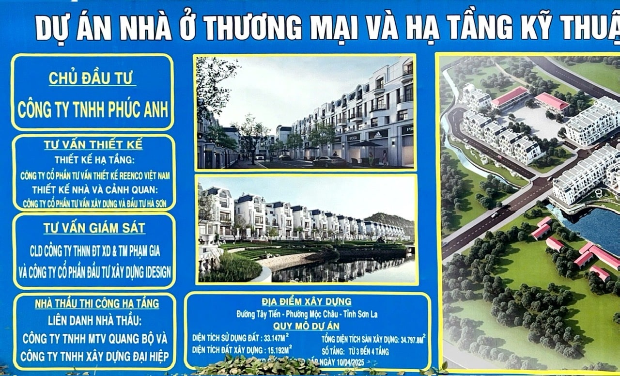 Dự án biệt thự Tây Tiến, Mộc Châu 2026