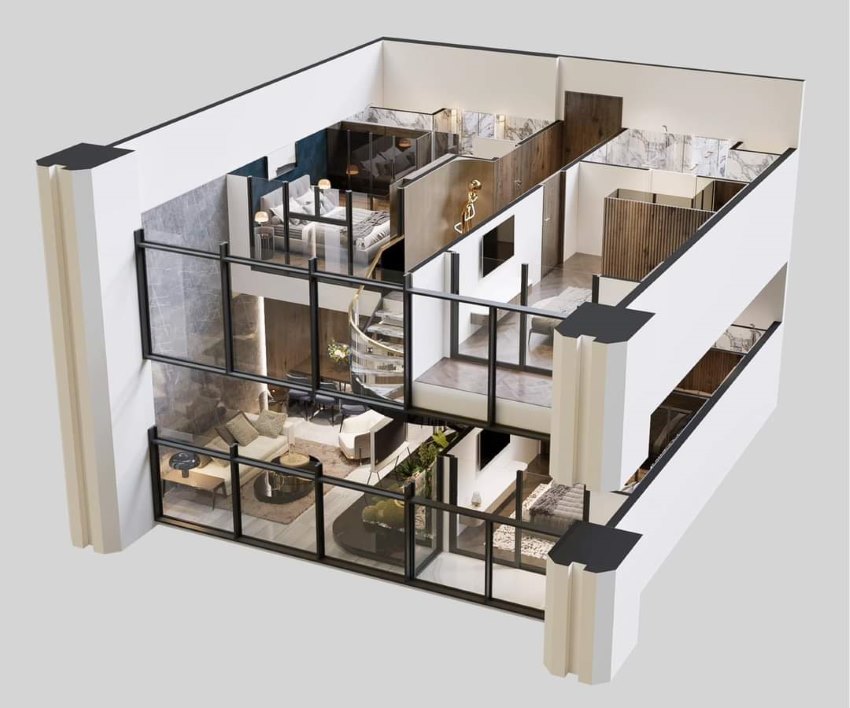 bố trí công năng nhà ở