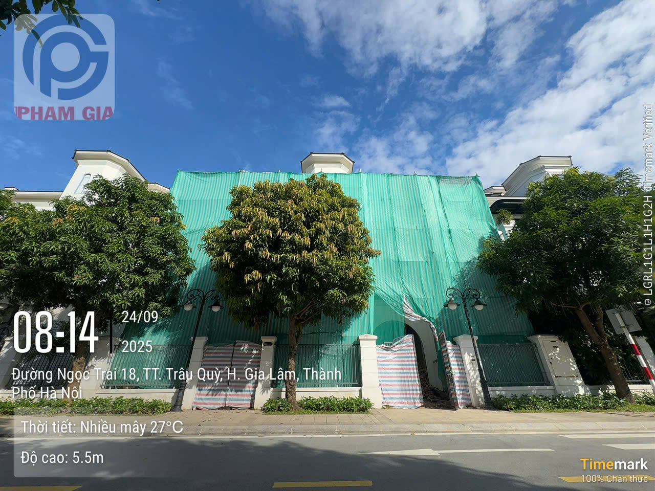 thi công nhà biệt thự vinhomes