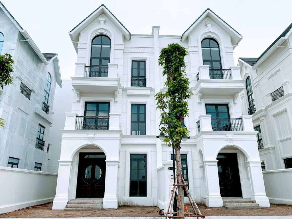 thi công nhà biệt thự vinhomes