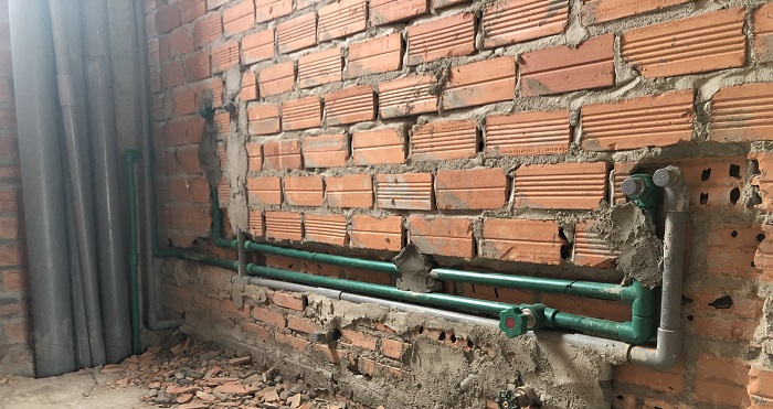 thi công điện nước âm tường