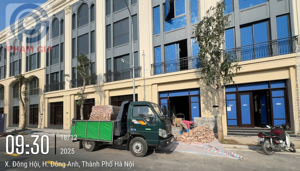 thi công biệt thự vin global gate cổ loa