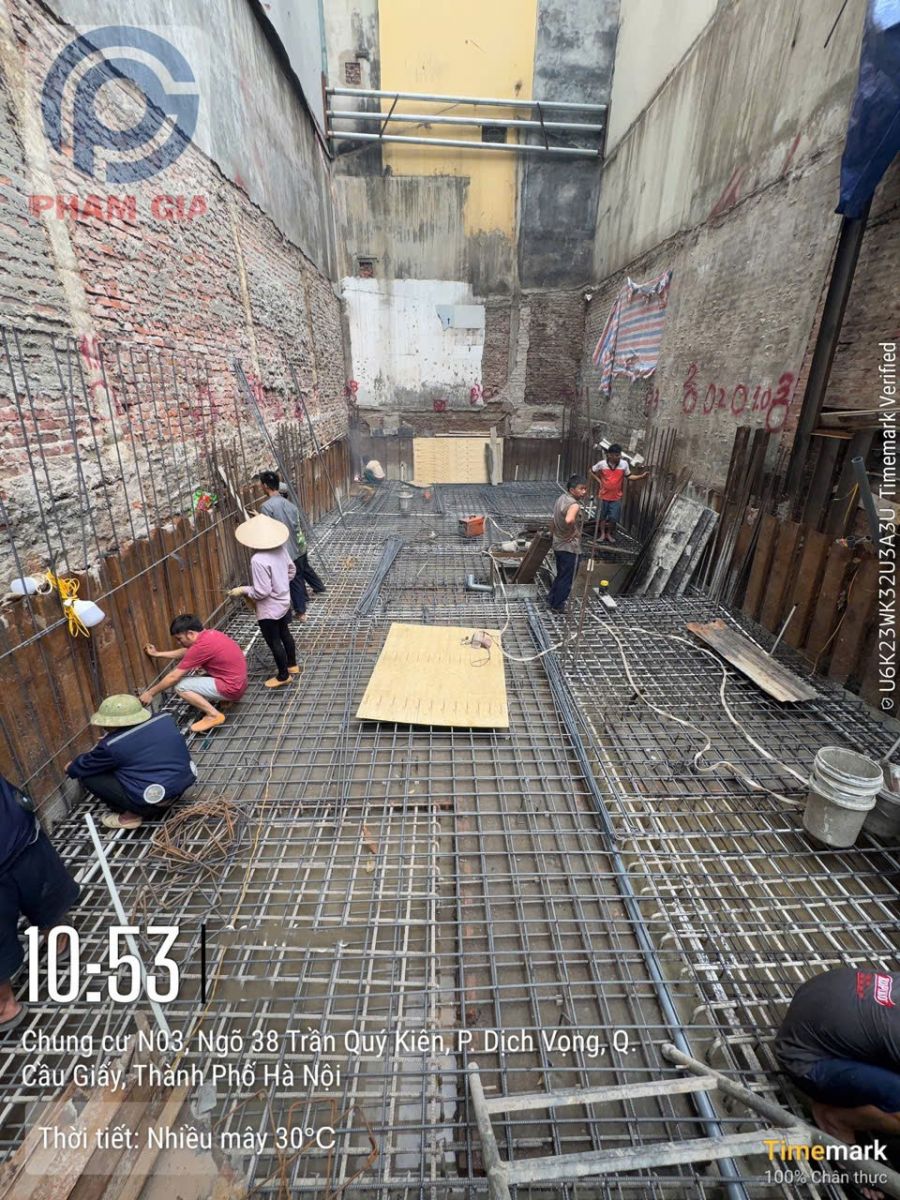 giám sát thi công móng nhà