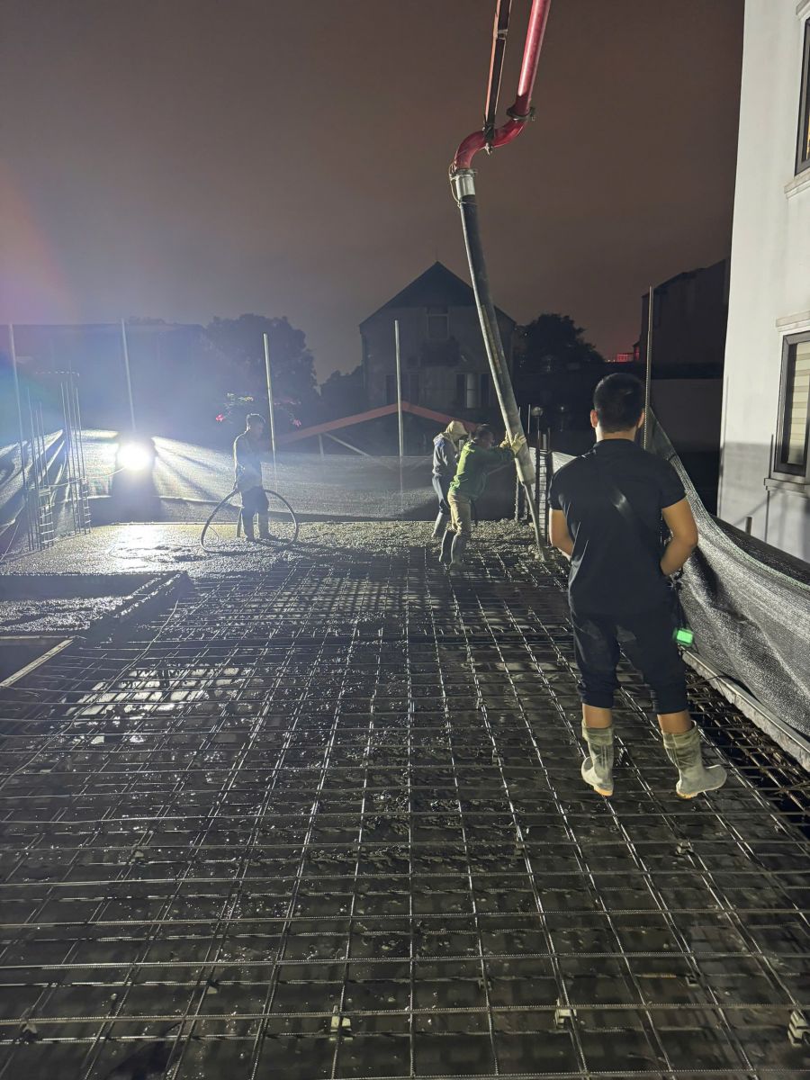 thi công cột dầm sàn