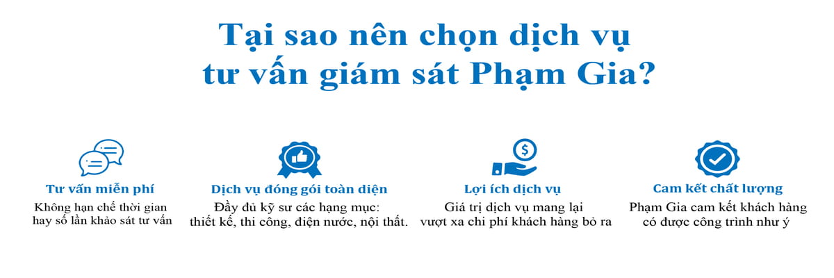 So sánh dịch vụ tư vấn giám sát Phạm Gia với giám sát thông thường