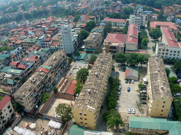xây nhà cạnh khu tập thể cũ Hà Nội